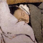 Edouard Vuillard Sleeping woman oil on canvas